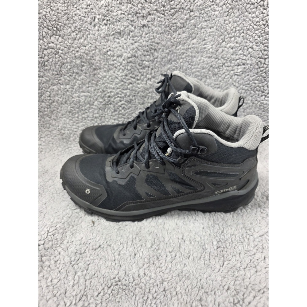 Oboz Katabatic Mid B-Dry Men's 13 Waterproof Hiking Athletic Boots Shoes Grey - Picture 10 of 16